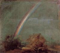 Constable, John - Landscape with a Double Rainbow